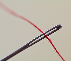 Image showing The eye of the needle