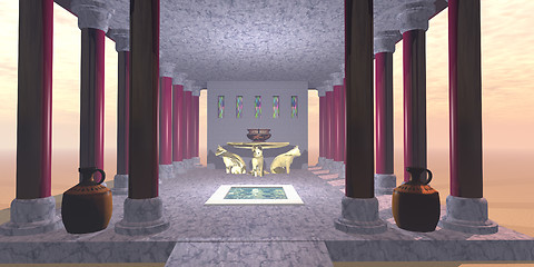 Image showing MINOAN TEMPLE