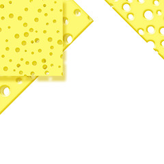 Image showing slice of cheese