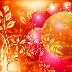 Image showing abstract christmas ball