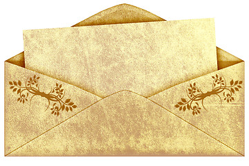 Image showing old vintage envelope