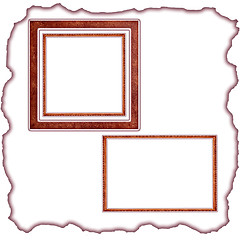 Image showing frames old leather