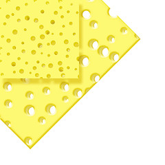 Image showing slice of cheese