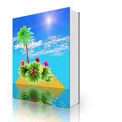 Image showing book paradise island