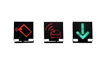 Image showing LED road signs