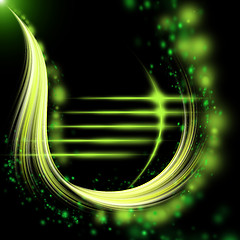 Image showing abstract green pattern