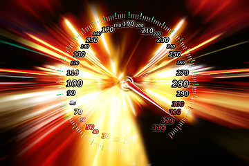 Image showing zoom acceleration motion 