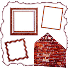 Image showing frames old leather