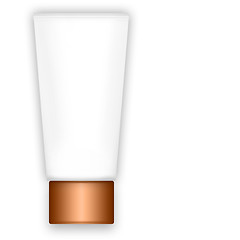 Image showing cosmetic cream in a tube