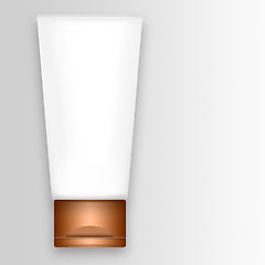 Image showing cosmetic cream in a tube