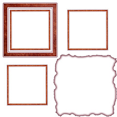 Image showing frames old leather