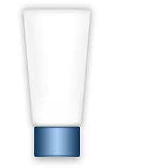 Image showing cosmetic cream in a tube