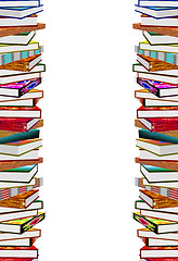 Image showing stack of books