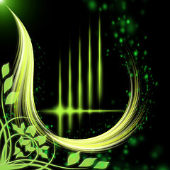 Image showing abstract green pattern