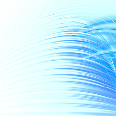 Image showing abstract blue wave 