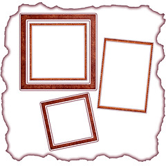 Image showing frames old leather