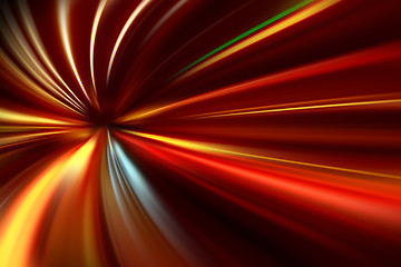 Image showing abstract night acceleration speed motion 