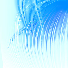 Image showing abstract blue wave 