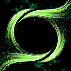 Image showing abstract green pattern