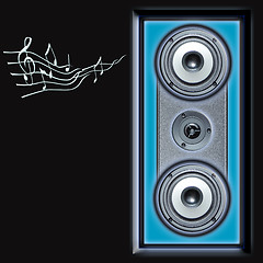 Image showing acoustic speakers system