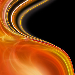Image showing abstract wave backdrop
