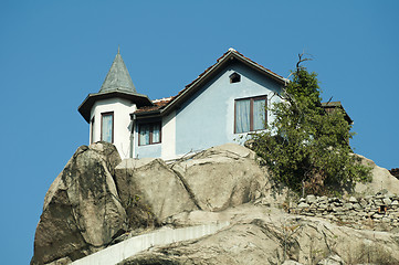 Image showing House on top of the mountain