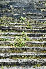 Image showing The old destroyed stairs