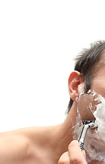 Image showing shaving