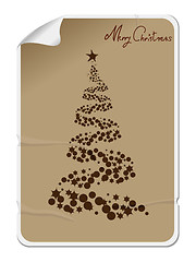 Image showing Merry Christmas sticker