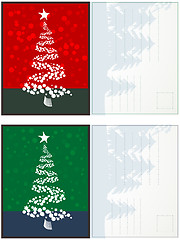 Image showing Christmas postcards set