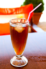 Image showing Refreshing ice tea