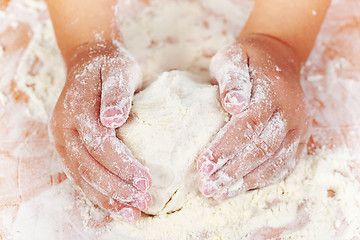 Image showing Baking cookies