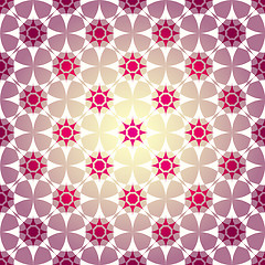 Image showing Seamless lilas geometric pattern