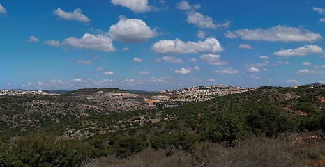 Image showing Mediterranean landscape in Upper Galilee 