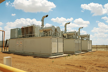 Image showing Gas compressors.