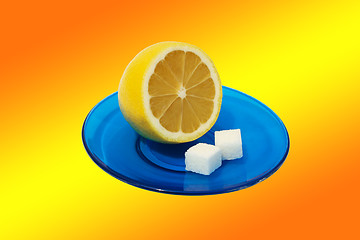 Image showing Lemon and sugar.