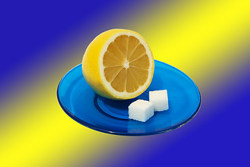 Image showing Lemon and sugar.