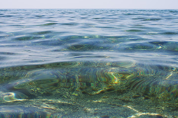 Image showing Surface of the sea.