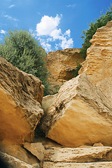 Image showing Coastal rocks.