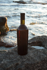 Image showing Wine in the bottle.