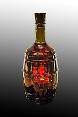 Image showing Wine in the bottle.