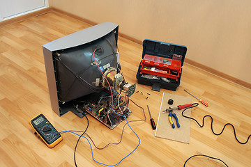 Image showing Renovation of the old TV.