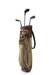 Image showing Golf Clubs Bag                        