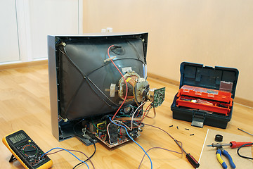 Image showing Renovation of the old TV.