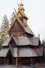 Image showing The stave church from Gol.