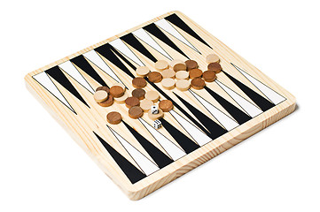 Image showing Backgammon game