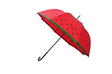 Image showing Red umbrella.