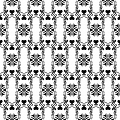 Image showing Seamless floral pattern