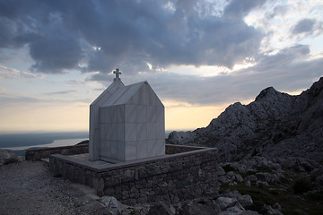 Image showing Chapel in mountains Velebit, Croatia