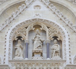 Image showing Portal of the Zagreb cathedral